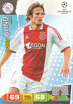 Daley Blind AFC Ajax 2011/12 Panini Adrenalyn XL CL #3